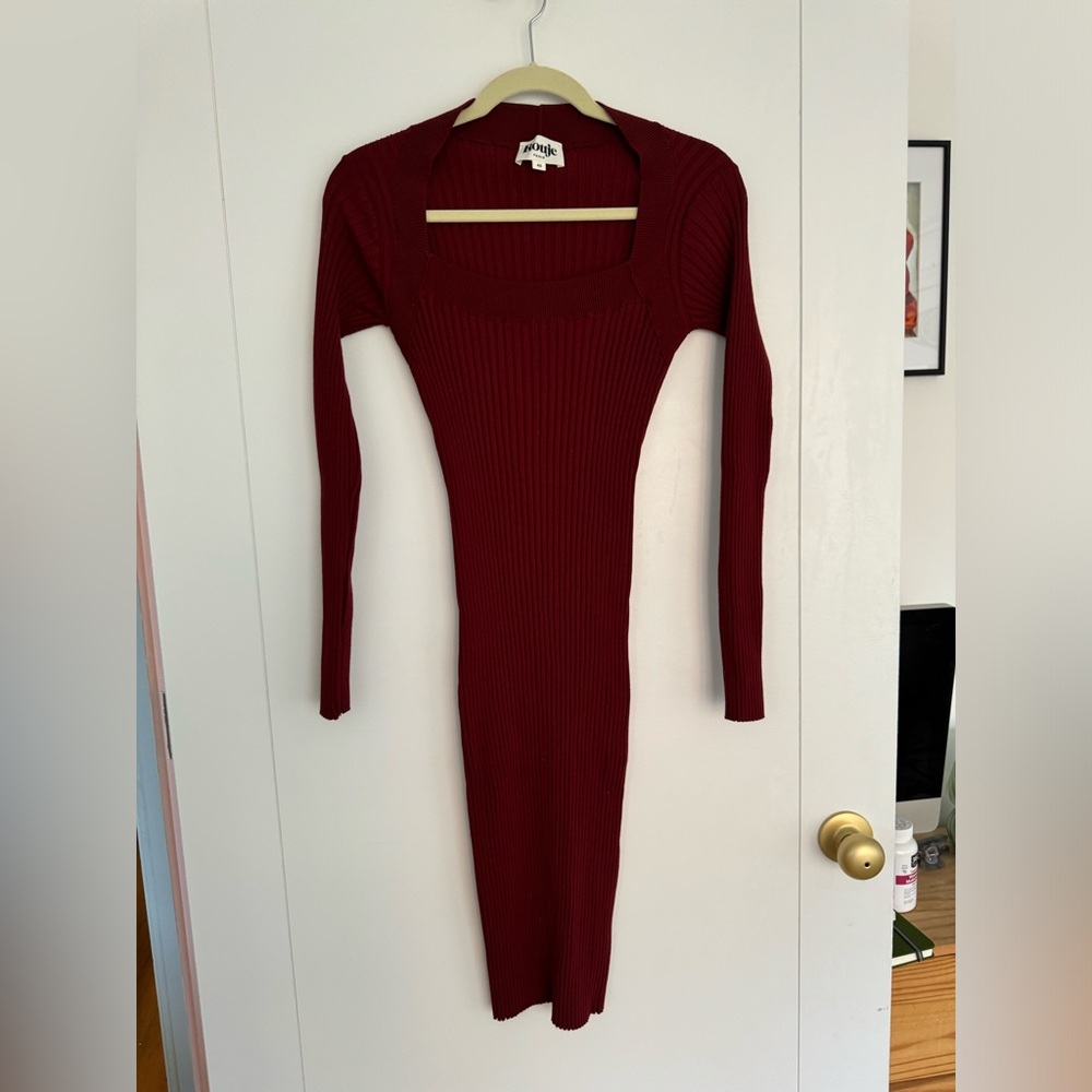 Rouje bodycon knit dress size 40